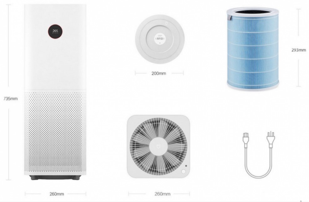 Xiaomi Smart Air Purifier 4 Pro комплектация